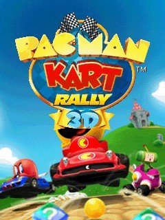 بازی موبایل  PAC-MAN Kart Rally به صورت ۳ بعدی و ۲ بعدی